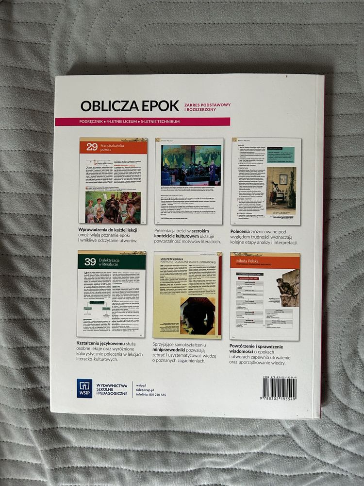 Podręcznik do języka polskiego OBLICZA EPOK 3.1