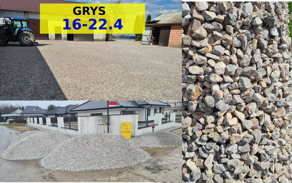 Kruszywo drogowe,kliniec, tłuczeń, grys - Skierniewice - Niskie ceny