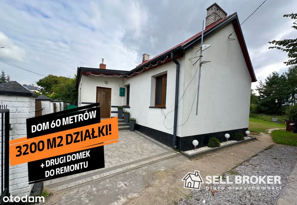 Dom cenie mieszkania z dużą działką - 3200 m2