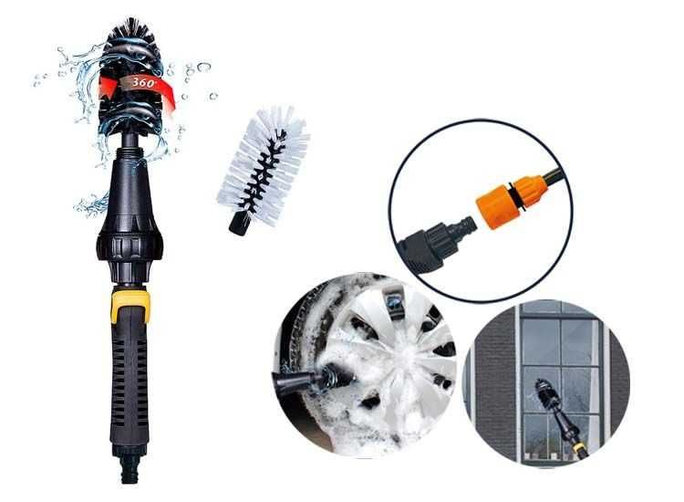 CleanRite Szczotki do czyszczenia do weża ogrodowego.