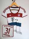 Damska koszulka wyjazdowa Bayern 2014/15 Adidas F48417 - rozmiar S