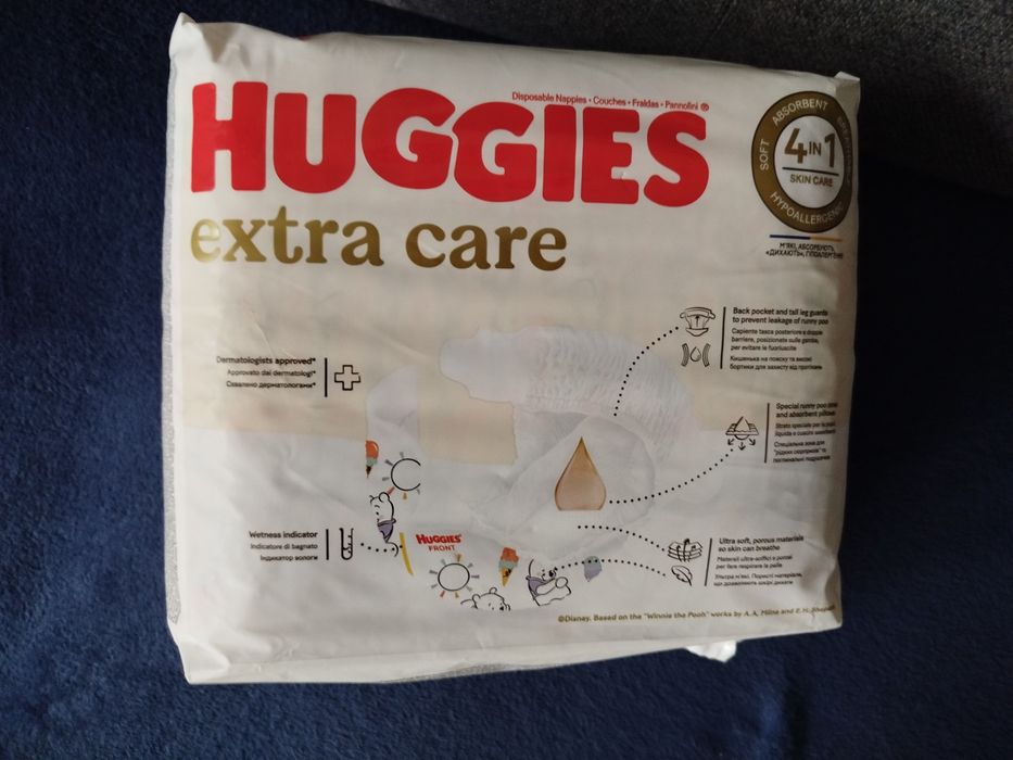 Nowe opakowanie pampersów Huggies 2 Disney