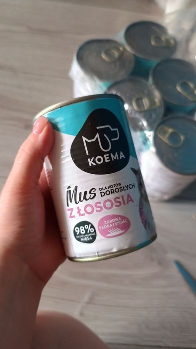 Mokra karma dla kota KOEMA wołowina z jagnięciną 6x 400g