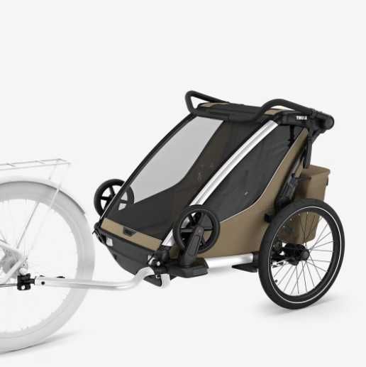Thule Chariot Cross 2 Double kolor Faded Khaki (3 Generacja)