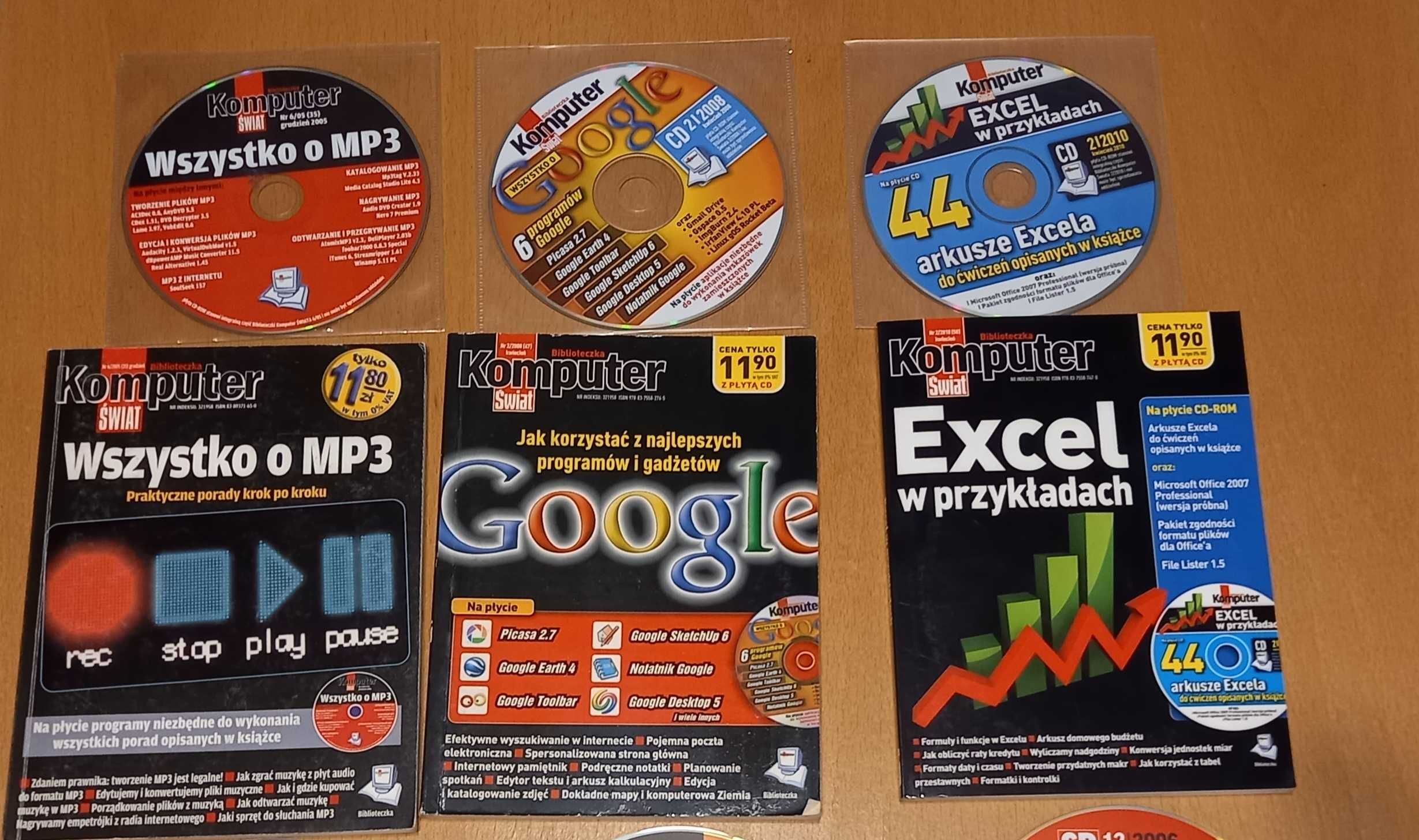 zestaw 14 poradników z Biblioteczki Komputer Świat