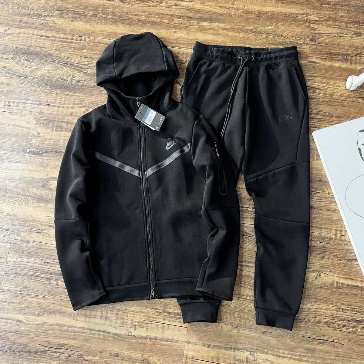 костюм NIKE tech fleece suite black