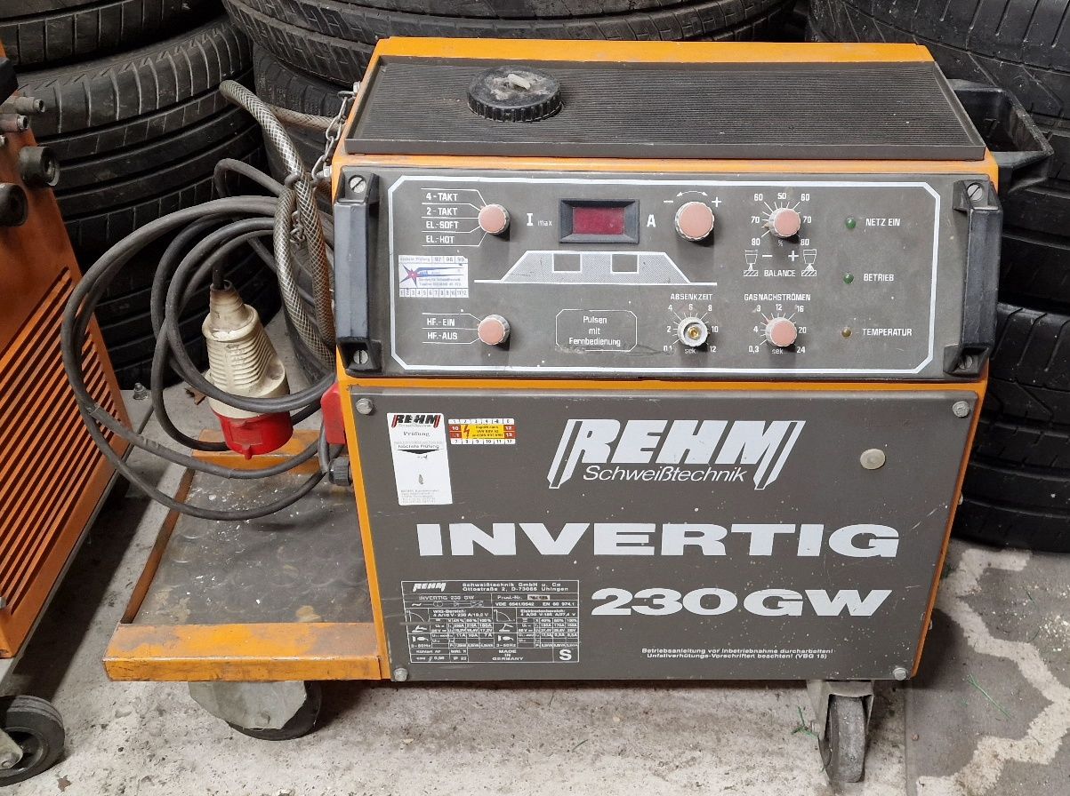 Spawarka TIG AC/DC Rehm Invertig 230GW