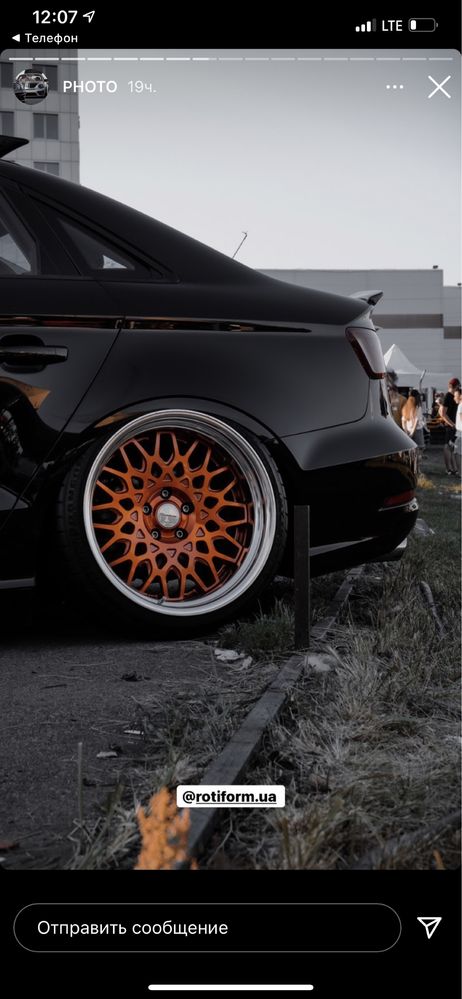 Work seeker японская ковка bbs rotiform ,volk stance