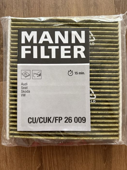 MANN Nowy filtr Kabinowy | Pyłkowy ANTYBAKTERYJNY