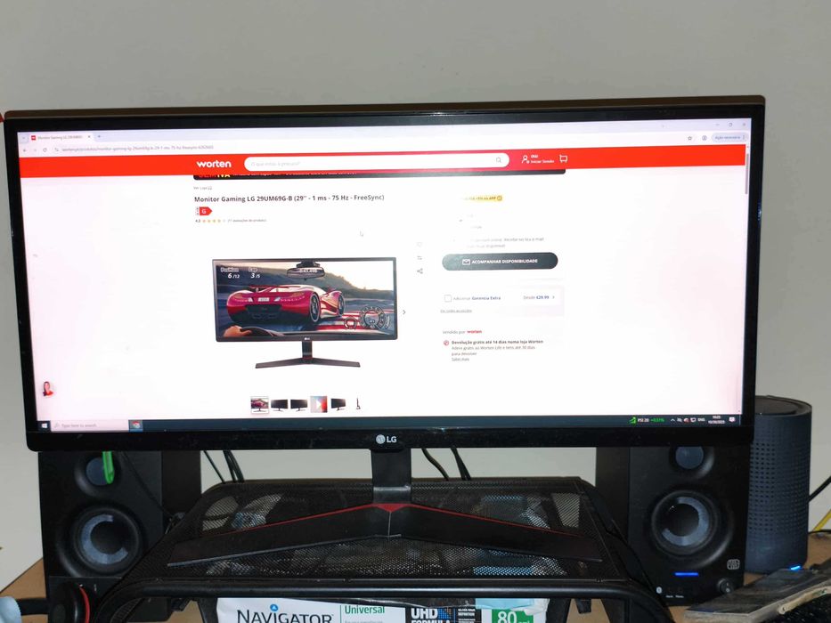 Monitor Gaming LG 29UM69G-B (29'' - 1 ms - 75 Hz - FreeSync)