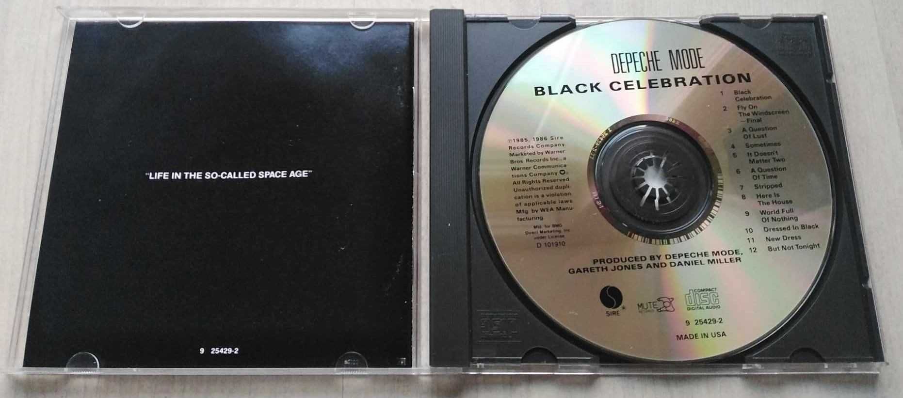 Depeche Mode - Black Celebration wydanie US - BMG, club