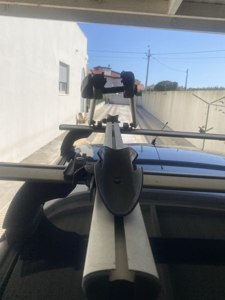 Barra com suporte para bicicleta