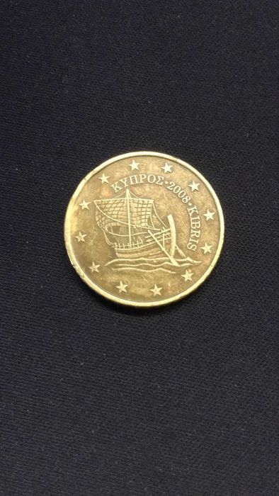 50 Cêntimos de 2008 de Chipre, Barco Kyrenia