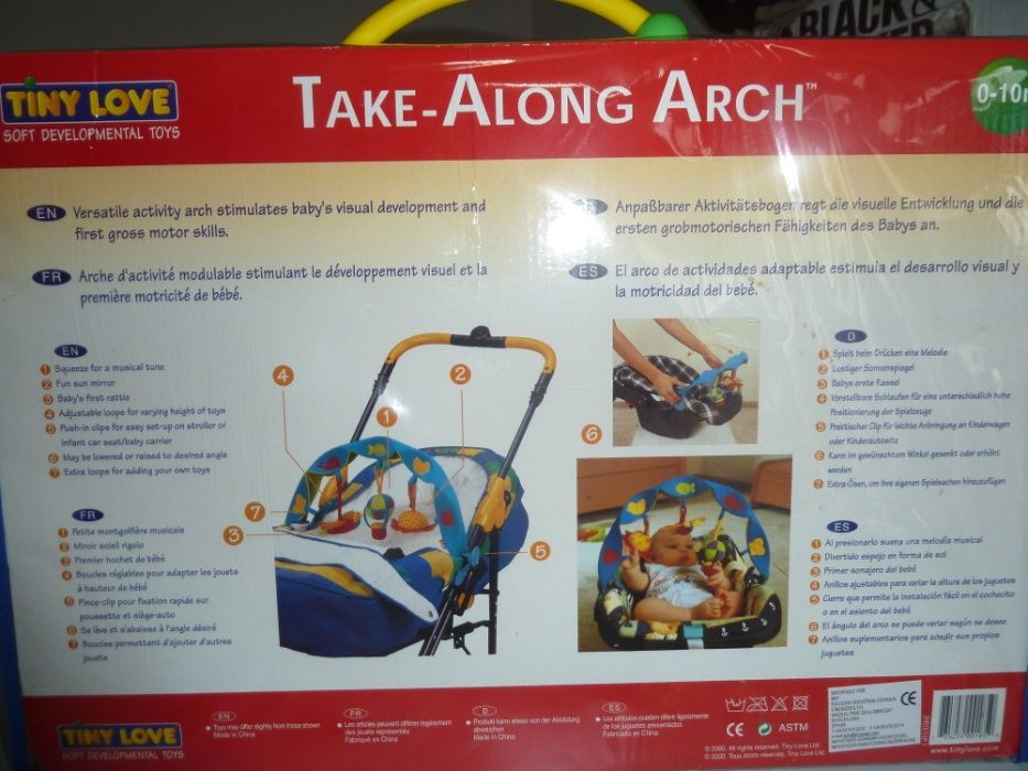 TinyLove take along arch: Mobile para cadeira de criança da Tiny Love