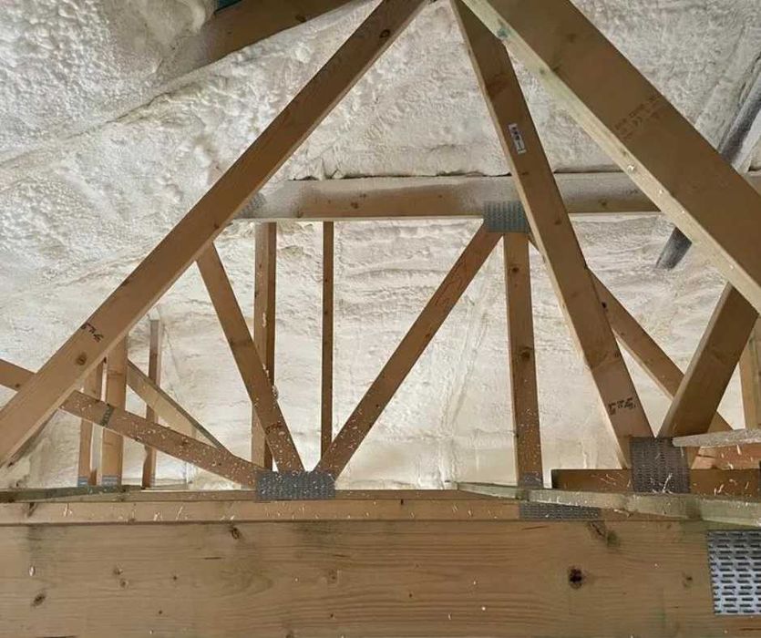 Piana PUR,Ocieplanie pianą PUR, , poddasza, pianowanie