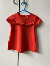 Czerwona sukienka niemowlęca rozmiar 68-74 #128