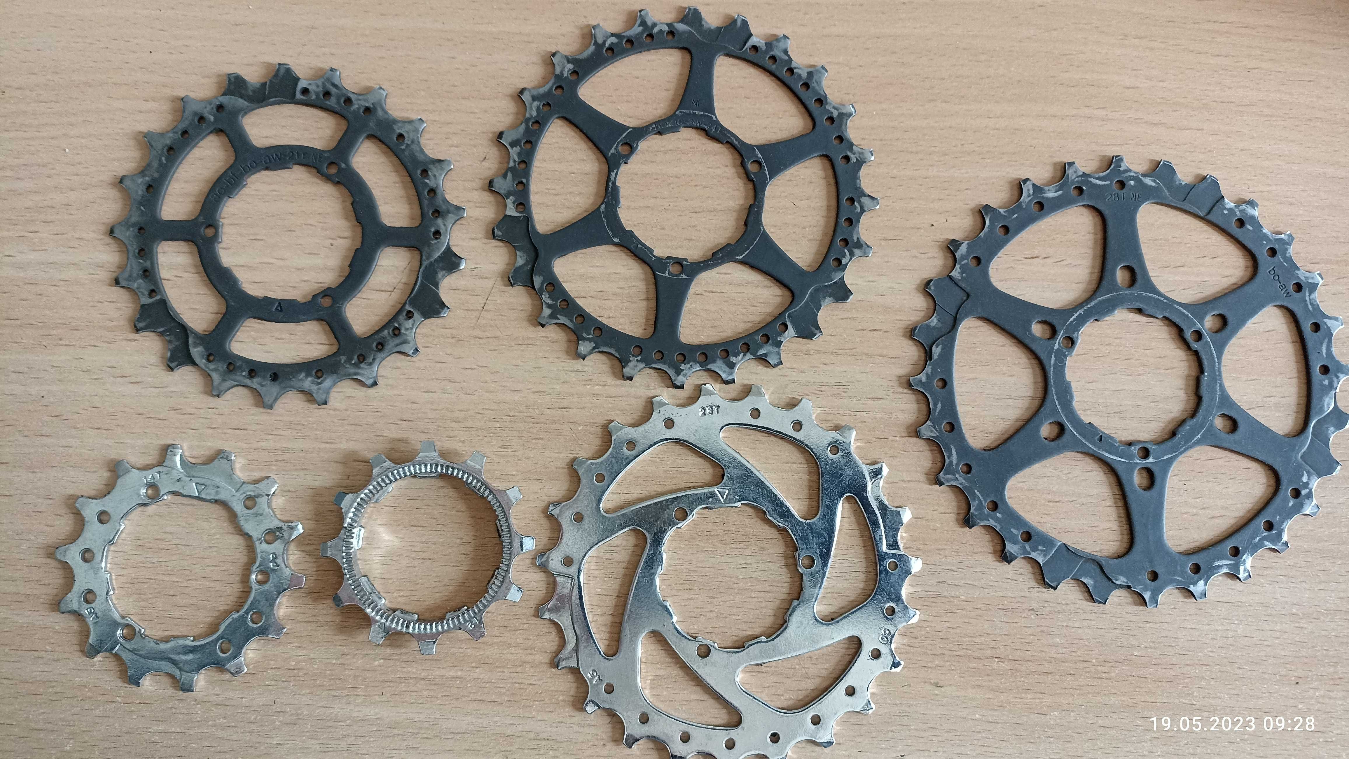 Зірки касети sram shimano