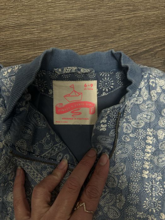 Бомбер на дівчинку 68-72 см