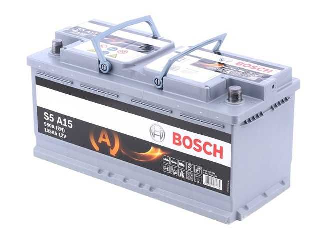 Аккумулятор AGM BOSCH 12 В, 105 АЧ, 950 гелиевый для бесперебойника