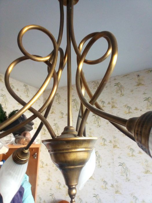 Люстра ексклюзивна з латуні обмін