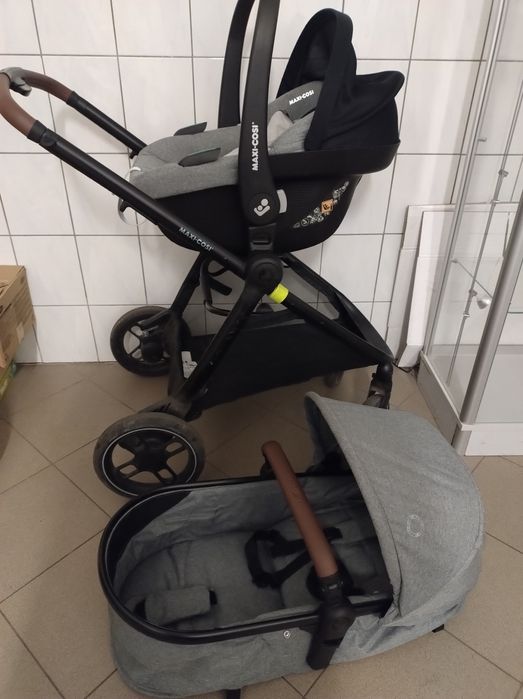 Lekki wózek Maxi-Cosi Zelia S Trio, wózek gratis baza isofixk