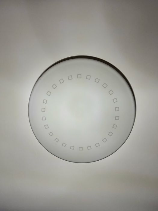 Candeeiro de teto de sala, quarto ou wc em vidro fosco