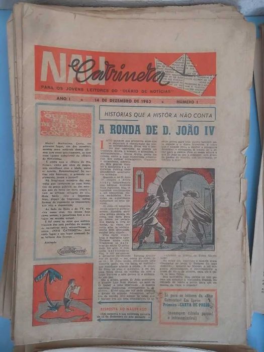NAU CATRINETA - Suplemento BD do Diário de Notícias (1963) Grande lote