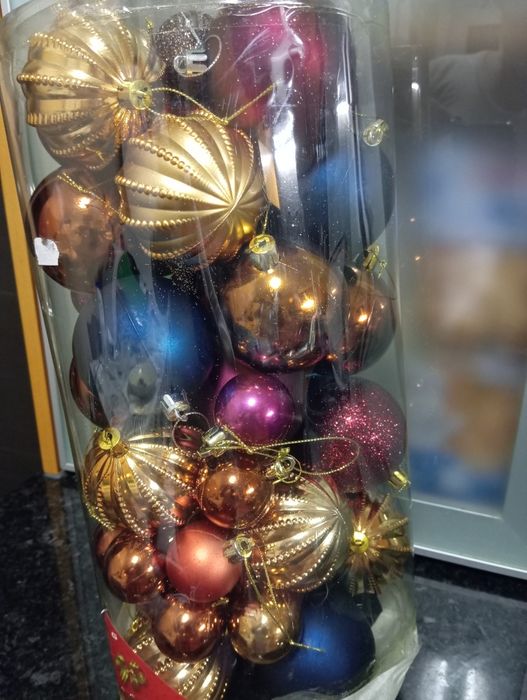 Caixa de bolas Natal