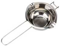 Panela inox para banho-maria, fondue.
