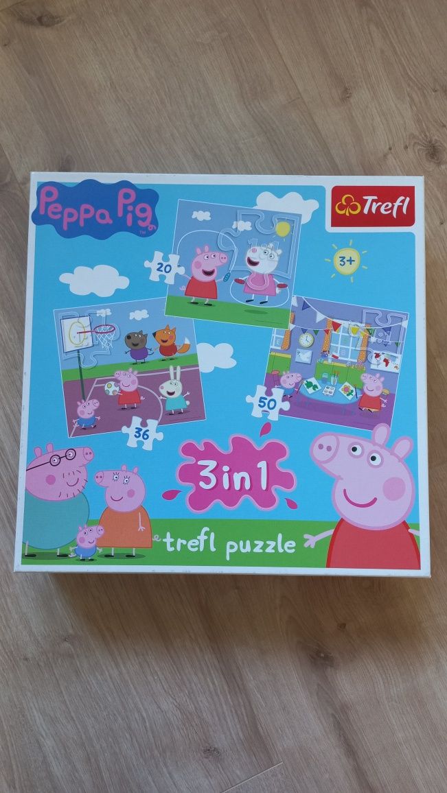 Puzzle Trefl Peppa Pig 3w1