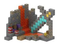 Конструктор дитячий магнітний Minecraft "Шахта з мечем", 268 блоків