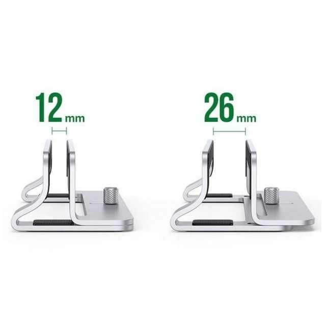 Підставка для ноутбука вертикальна Ugreen Vertical Stand Aluminum