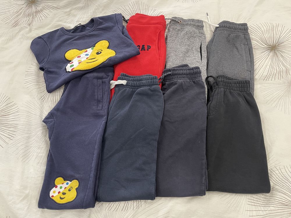 Продам спортивные штаны на мальчика next, gap,George 6-7;7-8 лет