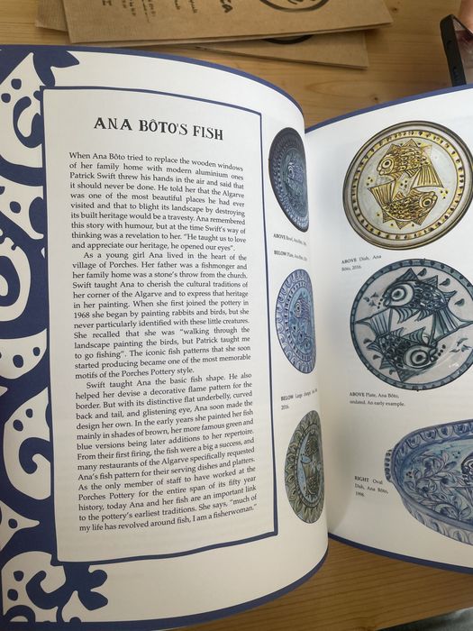 Prato de Porches de 1975, assinado