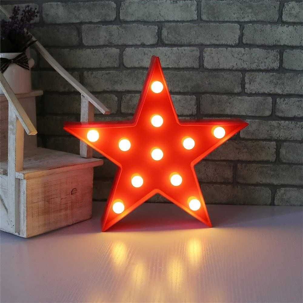 candeeiro led em forma de estrela