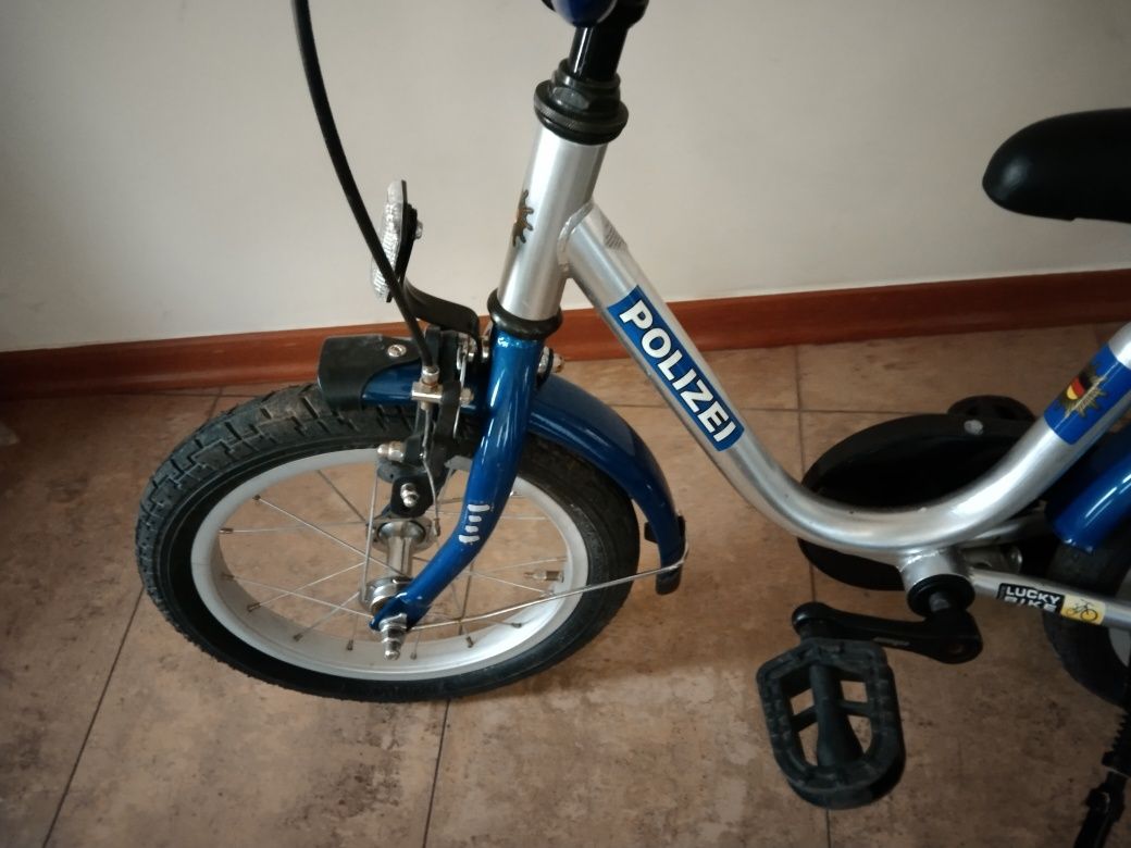 Rower dla dziecka POLICE koła 14 cala