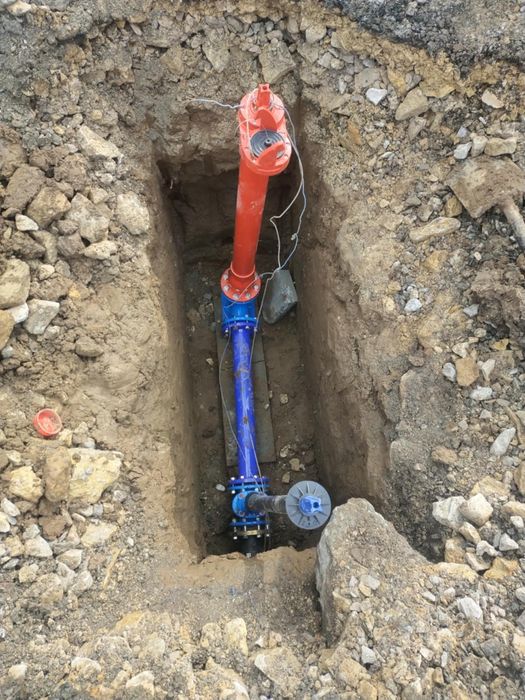 Przyłącza kanalizacji wody gazu