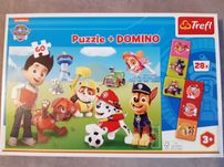 Puzzle 60szt + domino 28szt Psi Patrol Trefl