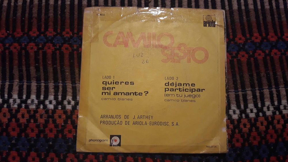 Camilo Sesto - Quieres ser mi amante ? - single vinil - portes incluíd
