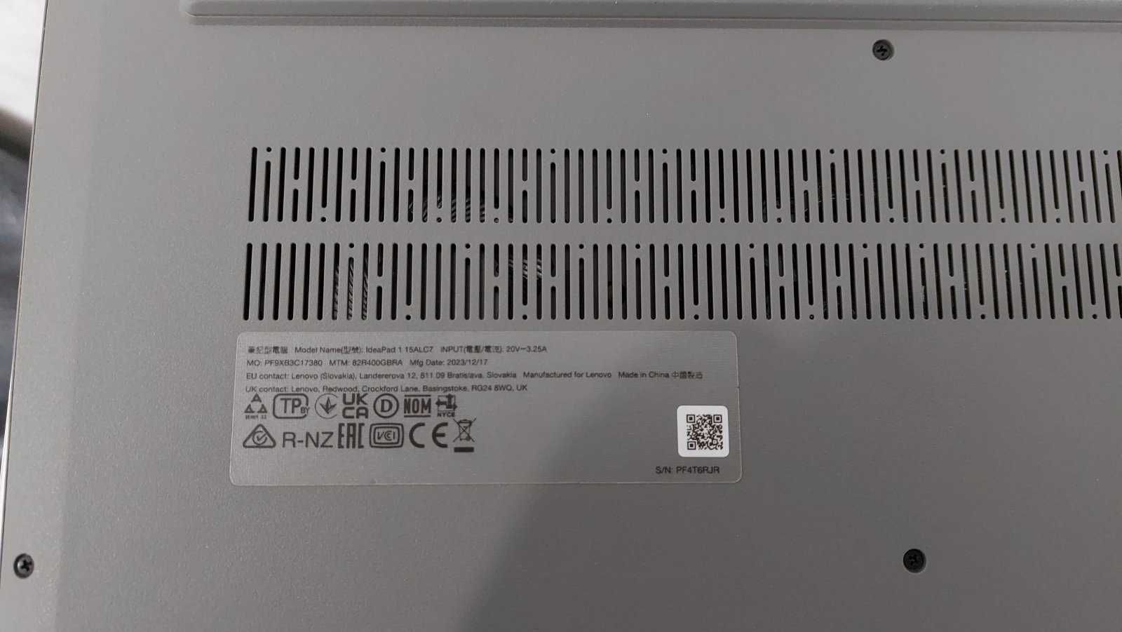 Ноутбук Lenovo IdeaPad 1 15ALC7