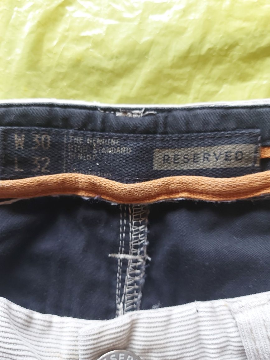 Spodnie sztruksowe męskie rozmiar 30/32 firma RESERVED