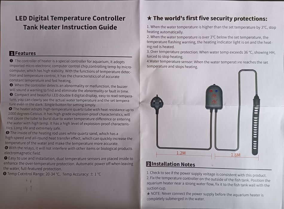 Продам нагрівач для акваріуму