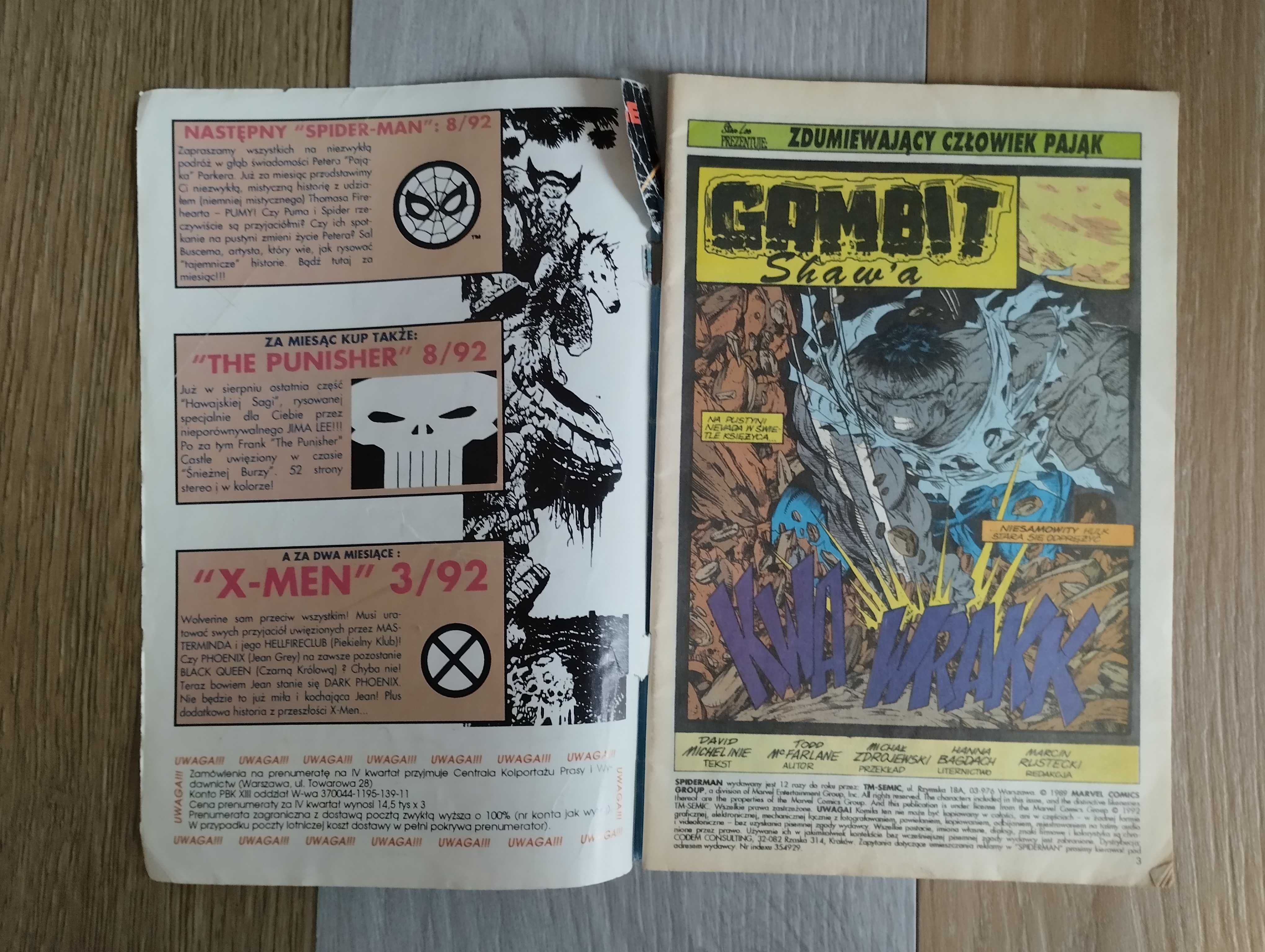 Komiks Spider-Man 7/1992