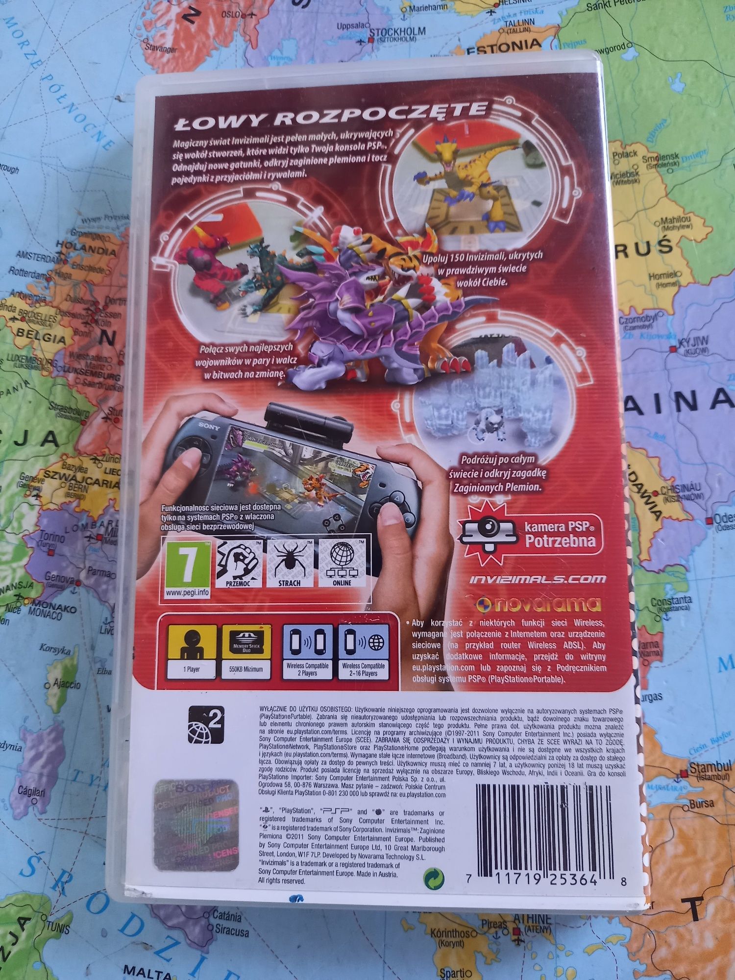 Gra Sony psp invizimals zaginione plemiona PL