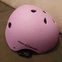 Kask fioletowy damski regulowany Nils Extreme MTV12-M