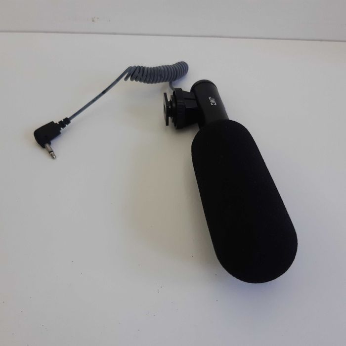 Retro Microfone Super Direccional JVC Camera Video jack 3,5mm Funciona