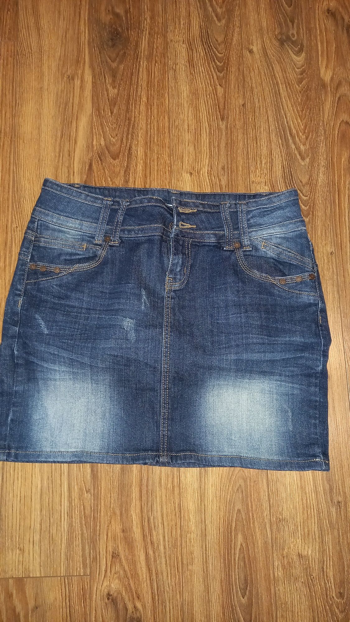 Spódnica spódniczka moni jeansowa dżinsowa promod 36