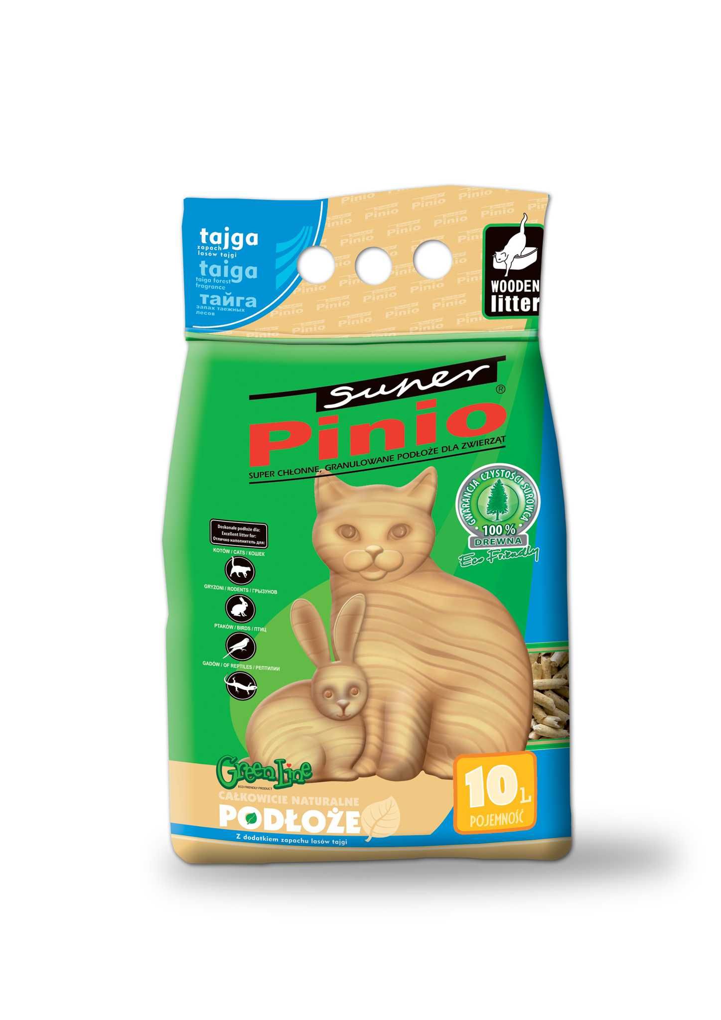 żwirek drewniany Super Pinio Tajga 5L