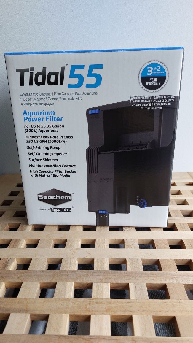 Seachem Tidal 55 Filtro para aquario NOVO