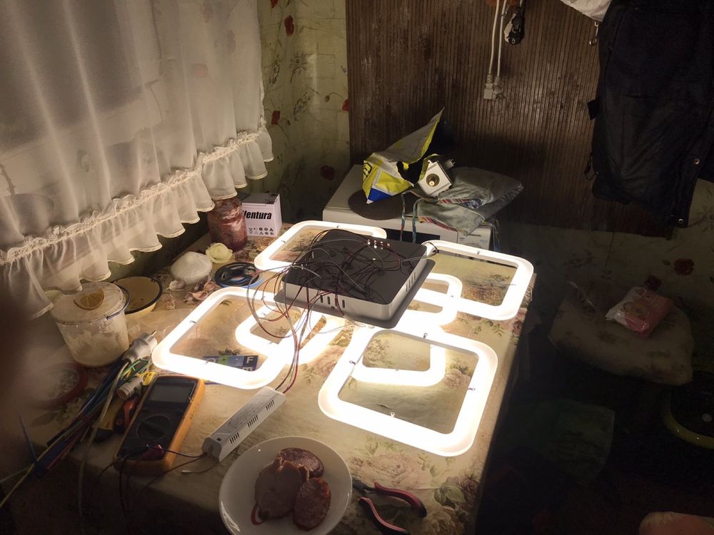 Ремонт люстр світильників прожекторів / ремонт led світильників